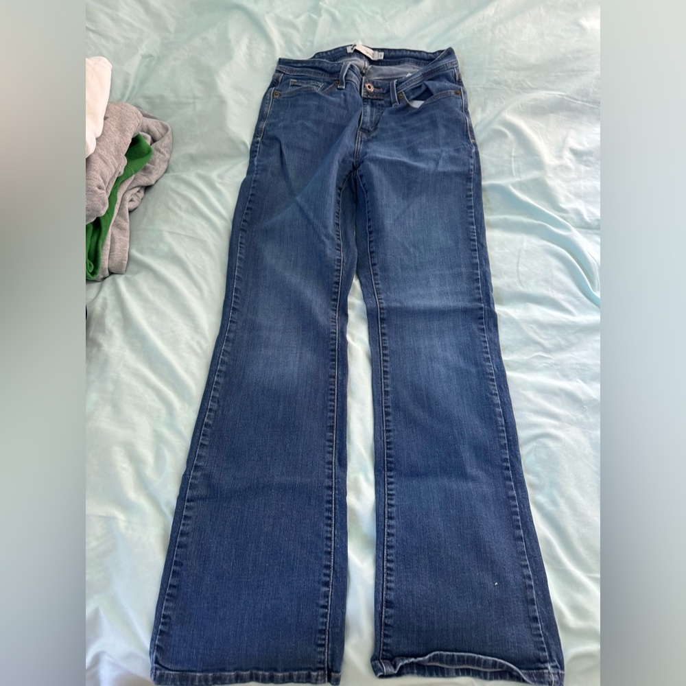 Levi's Women's Boot Cut Jeans in Deep Blue